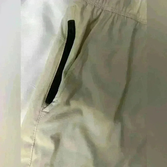 PUBLIC REC Men’s Main Shorts Sand Beige Nylon Spandex Logo Drawstring 40 - Picture 3 of 12